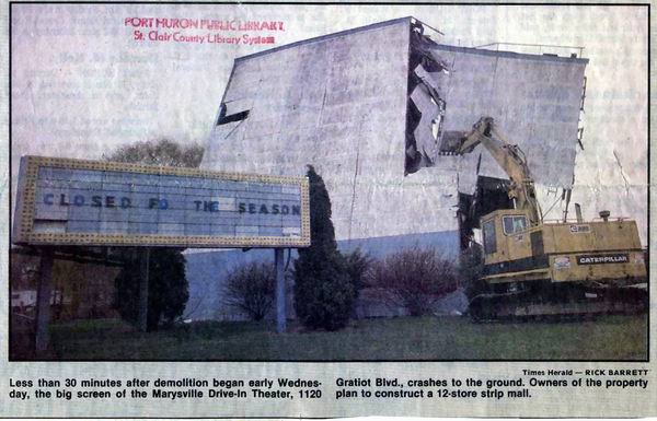 Marysville Drive-In Theatre - Demo Article (newer photo)